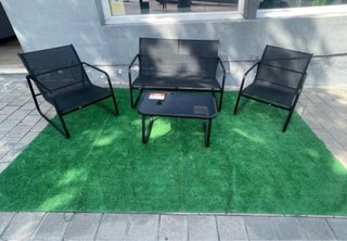 Conjunto Terraza: 2 Sillones, Sofá y Mesita