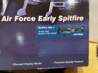 1:48 HOBBY MASTER SPITFIRE MK.I 19 SQN, RAF,