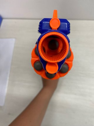 Pistola Nerf Disruptor Azul y Naranja