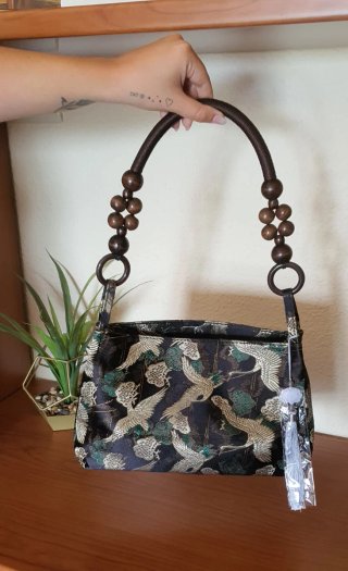 Bolso de mano estilo japonés vintage