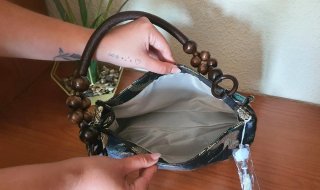 Bolso de mano estilo japonés vintage