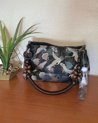 Bolso de mano estilo japonés vintage