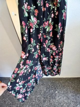 Abito lungo floreale Stradivarius Taglia S