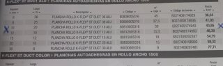 Kaiflex Autoadhesivo 10mm  RETALES x m2...8e