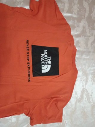 Maglia The North Face Uomo Arancione Cotone