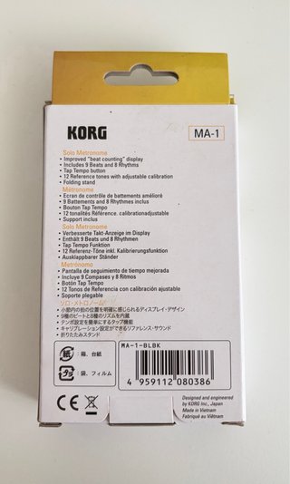 Metrónomo KORG MA-1
