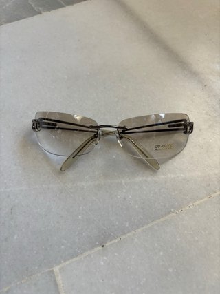 Gafas de sol Y2k Archive 2000s Marrón/Plata