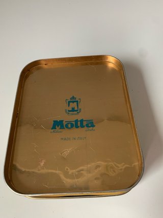 Scatola di Latta Motta vintage