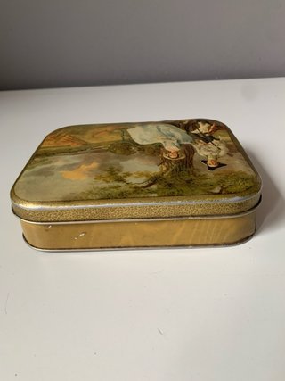 Scatola di Latta Motta vintage