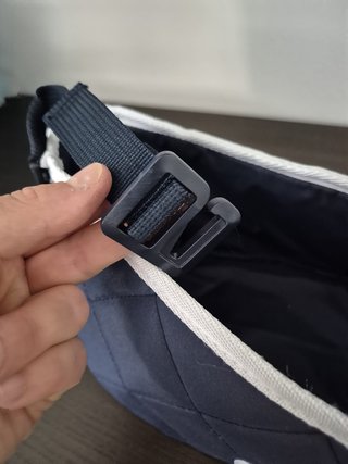 Borsa passeggino trapuntata blu