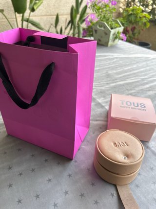 Joyero Tous Beige y Rosa