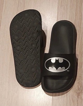 Chanclas Batman Talla 36 Negras