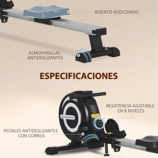 Máquina de Remo Plegable