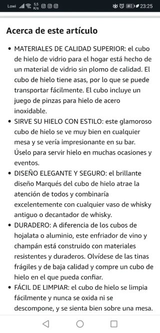 Cubitera Cristal D'Arques NUEVA