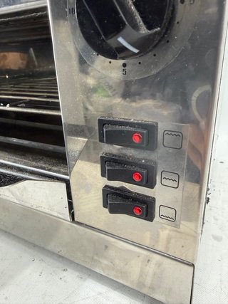 Tostadora industrial acero inox. 2 niveles