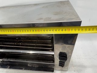 Tostadora industrial acero inox. 2 niveles