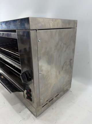 Tostadora industrial acero inox. 2 niveles