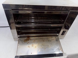 Tostadora industrial acero inox. 2 niveles