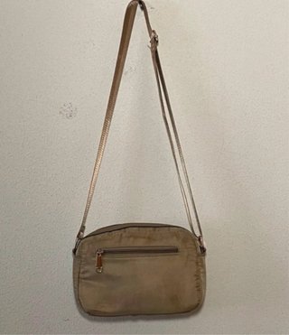 Bolso Bandolera Acolchado Beige Bimba y Lola