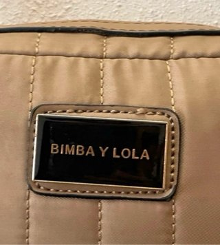 Bolso Bandolera Acolchado Beige Bimba y Lola