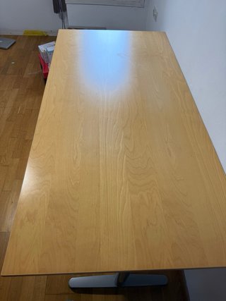 Mesa de escritorio Ikea Galant madera y metal