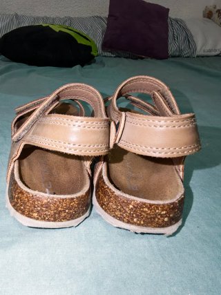 Sandalias niño beige/marrón talla 31