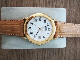 Reloj Seiko Dorado y Marrón