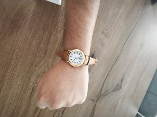 Reloj Seiko Dorado y Marrón