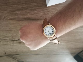 Reloj Seiko Dorado y Marrón