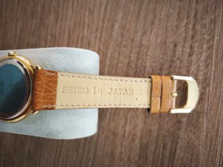 Reloj Seiko Dorado y Marrón