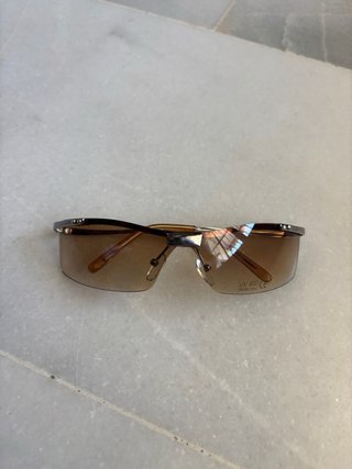 Gafas de sol Y2k Archive 2000s Marrón/Plata