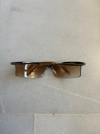 Gafas de sol Y2k Archive 2000s Marrón/Plata