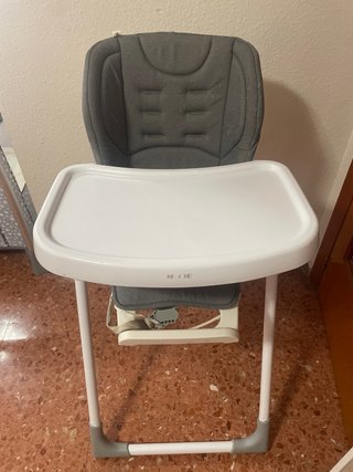 Trona Jane gris plegable