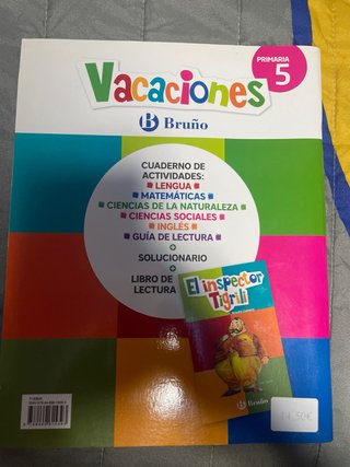 Libros Vacaciones, 5 Primaria 1con libro para leer