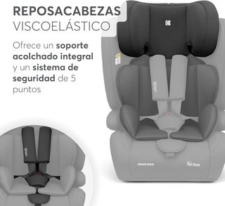 KikkaBoo silla coche grupo 1 2 3 ajustable