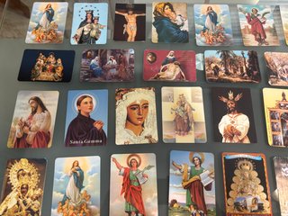 Pack lote 70 calendarios de mano RELIGIOSOS