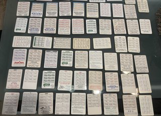 Pack lote 70 calendarios de mano RELIGIOSOS