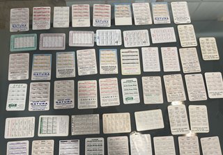Pack lote 70 calendarios de mano RELIGIOSOS