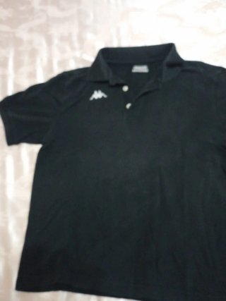 Maglia Polo Kappa Uomo Nera