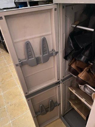 Armario zapatero exterior de plástico
