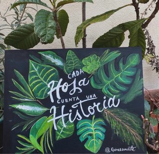 Pizarra hecha a mano