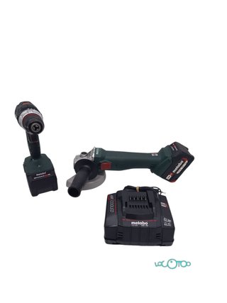 Kit Metabo Amoladora + Atornillador Batería