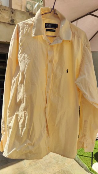 Camisa Polo Ralph Lauren Amarilla Talla M