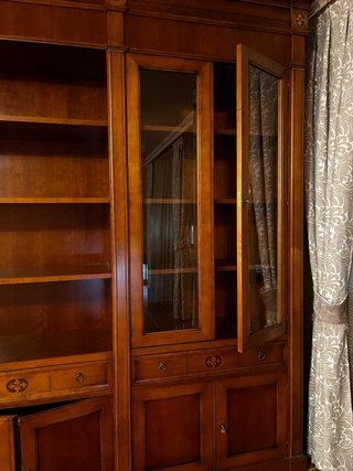 IMPRESIONANTE BOISERIE / LIBRERÍA DE MADERA MACIZA