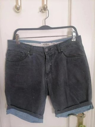 Pantalón corto vaquero Pull&Bear azul