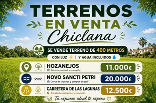 Terreno en venta en Chiclana