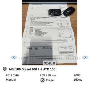 Alfa Romeo 166 2003