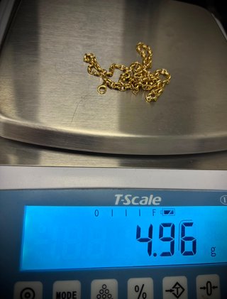 CADENA ORO 18K 4,96GR 44CM