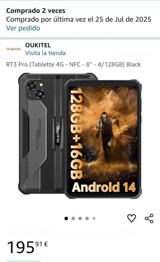 Oukitel RT3 Pro Rugerizada 8 Negro