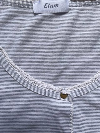 Camisa de rayas manga larga